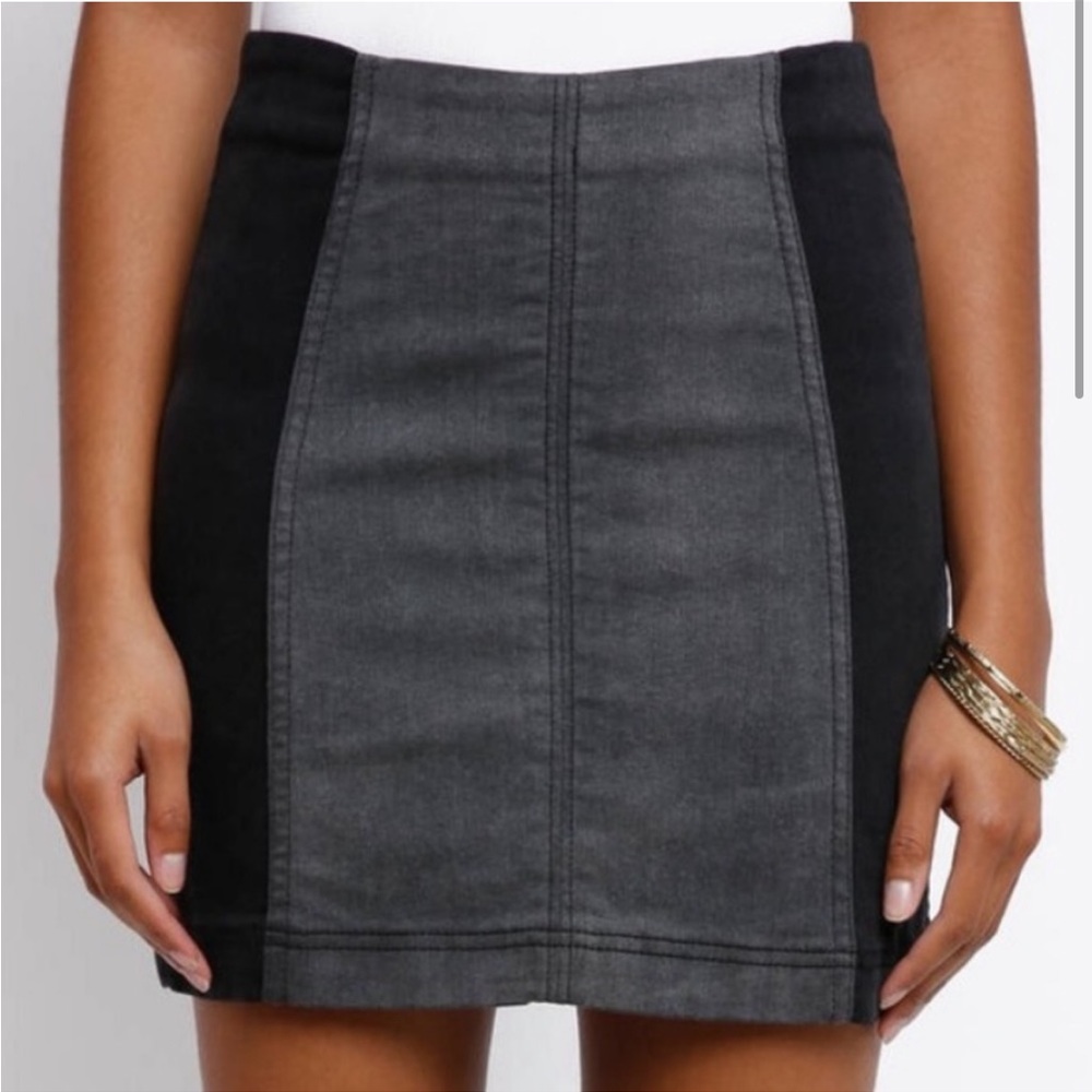 Free People Modern Femme Denim Mini Skirt - Size 2